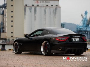 Maserati GranTurismo Custom Wheels - VWS-3 by Vossen - Satin Black/ Matte Silver Barrel